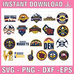 21 files nba denver nuggets svg, denver svg, nuggets svg,basketball bundle svg,nba svg, nba svg, basketball clipart, svg