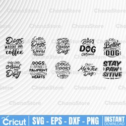 dogs bundle svg - funny cut file - dog bundle svg - dxf - eps - png - silhouette - cricut - digital file