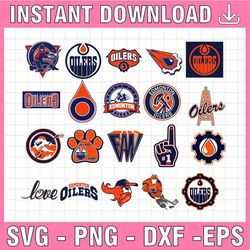 20 files edmonton oilers bundle svg, edmonton svg, oilers svg, dxf, png, eps, nhl svg, nhl svg, hockey cricut, hockey sv