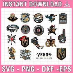 18 files vegas golden knights bundle svg, golden knights svg, nhl svg, nhl svg, hockey cricut, hockey logo svg, nhl down