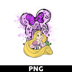 rapunzel png, princesses rapunzel png, minnie png, disney princesses png, mickey png, disney png - digital file