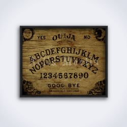 Old Ouija board spiritualism channeling spiritism printable art print poster Digital Download