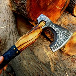 Get Ready for Battle with Our Hand-Forged Custom Viking Throwing Axe