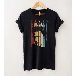 elvis presley retro vintage t-shirt, elvis presley shirt, music shirt, gift tee for you and friends