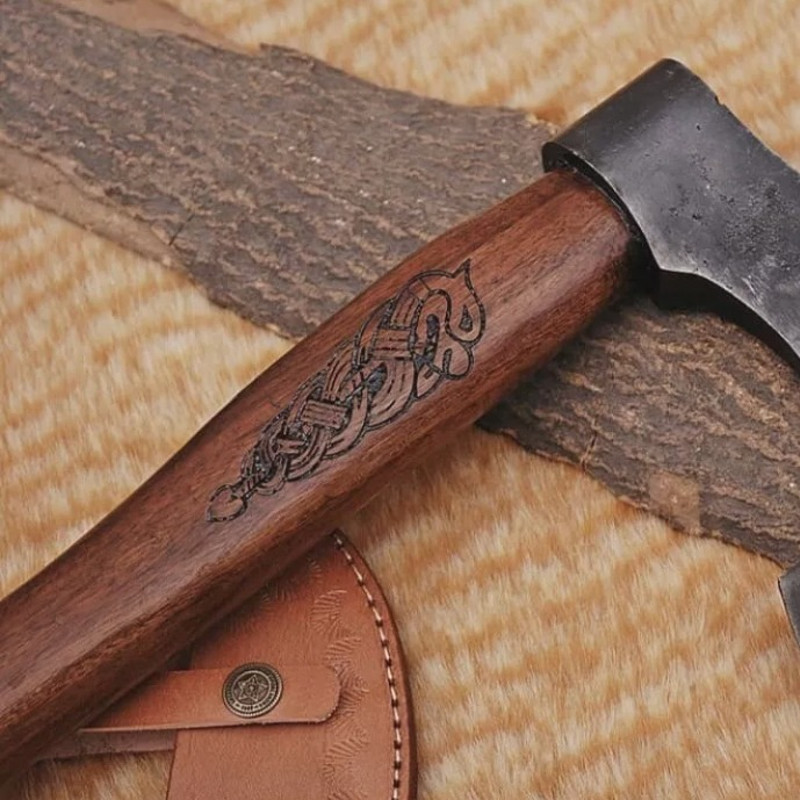 Hand forged High Carbon Steel Axe.jpeg