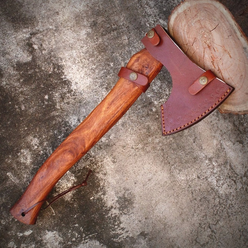 Handmade Steel Tomahawk Axe Throwing Viking Hunting Axejpeg