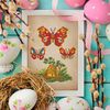 Vintage Cross Stitch Scheme  Butterflies and bees