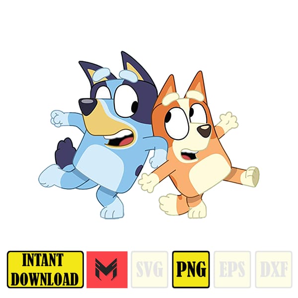 Bluey Friends Png, Bluey Friends Instant Download Png, Bluey - Inspire ...