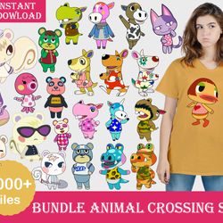 svg animal crossing bundle