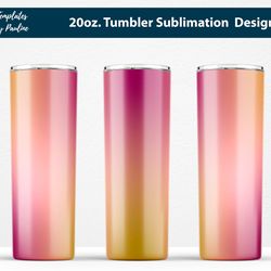 Maroon Olive Ombre Tumbler Wrap