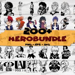 my hero academia bundle svg