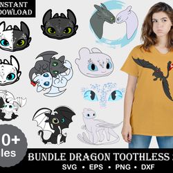 Cute toothless SVG PNG bundle,Dragon SVG Bundle,Dragon Clipart,Dragon Silhouette,Nght fury png,train your dragon svg