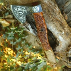 Upgrade Your Hunting Gear with Our Handcrafted Steel Integral Ball Hammer Hunting Axe