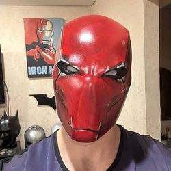 Red Hood Mask / Red Hood Helmet / Red Hood cosplay