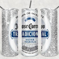 jose cuervo tumbler wrap design - jpeg & png - sublimation printing - alcohol label - 20oz tumbler