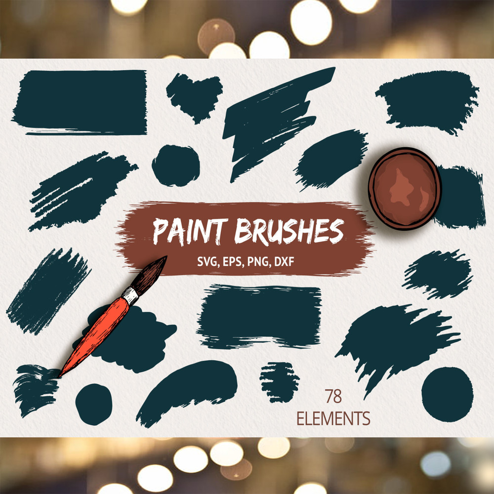 Hand Drawn Paint Brushes & Paint Strokes.jpg
