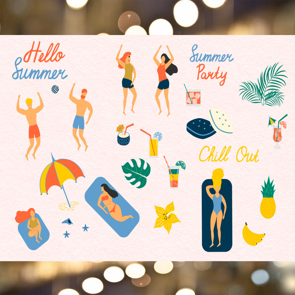 Summer Chill out Hand Drawn Summer Elements_ 0.jpg