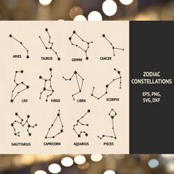 zodiac constellations collection