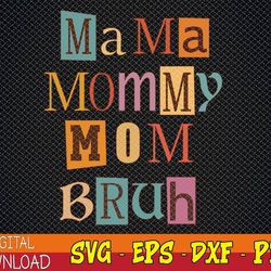 groovy weird moms build character retro mother's day 2023 svg, eps, png, dxf, digital download
