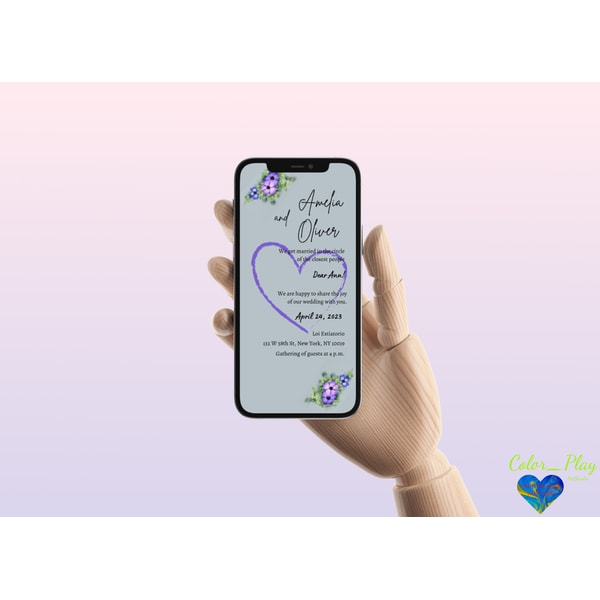 Smart Invitation Example Electronic Invitation,Modern invitation, editable template, - Inspire ...