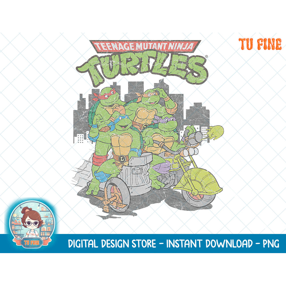 Distressed Tmnt Group Pose With Logo T-Shirt copy.jpg