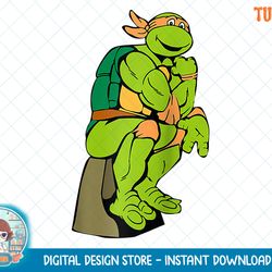 Mademark x Teenage Mutant Ninja Turtles - Michelangelo - The Thinker Raglan Baseball Tee.png