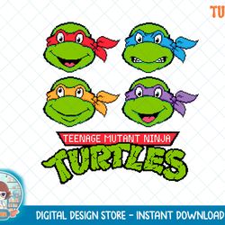 teenage mutant ninja turtles 16-bit turtle heads t-shirt.png