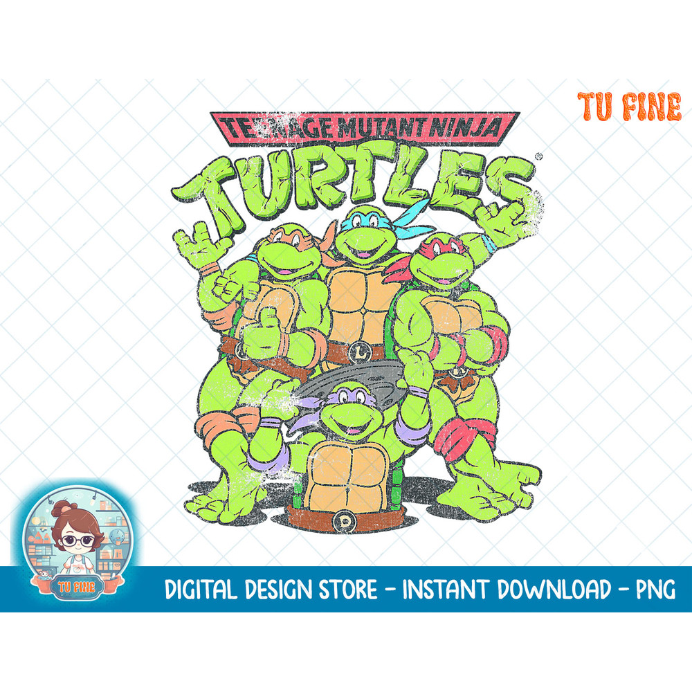 Teenage Mutant Ninja Turtles Classic Group Shot T-Shirt copy.jpg
