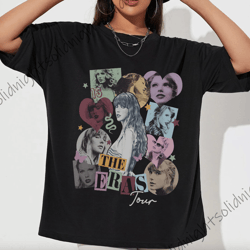 retro comfort color taylor eras tour shirt, taylor new album midnight, swift the eras tour shirt, swiftie tour tee, y2k