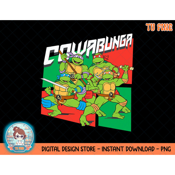 Teenage Mutant Ninja Turtles Cowabunga Squares Tee-Shirt copy.jpg