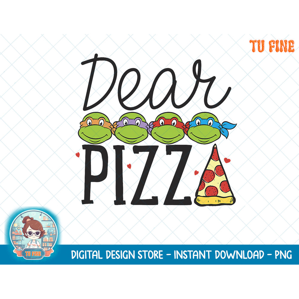Teenage Mutant Ninja Turtles Dear Pizza Tee-Shirt copy.jpg