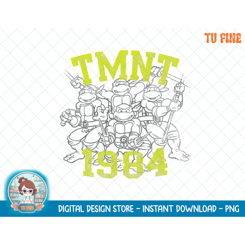 Teenage Mutant Ninja Turtles Distressed 1984 T-Shirt copy.jpg