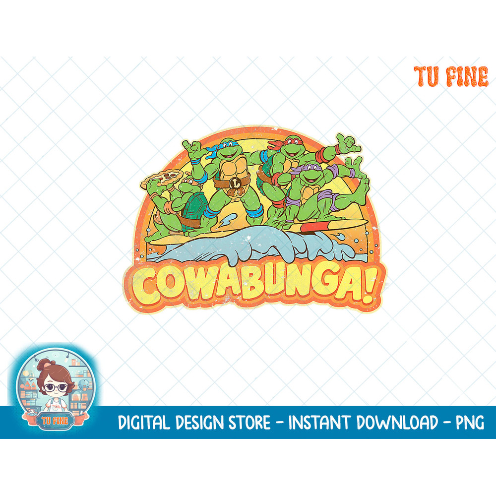 Teenage Mutant Ninja Turtles Gang Retro Cowabunga T-Shirt copy.jpg