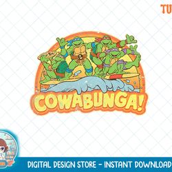teenage mutant ninja turtles gang retro cowabunga t-shirt.png