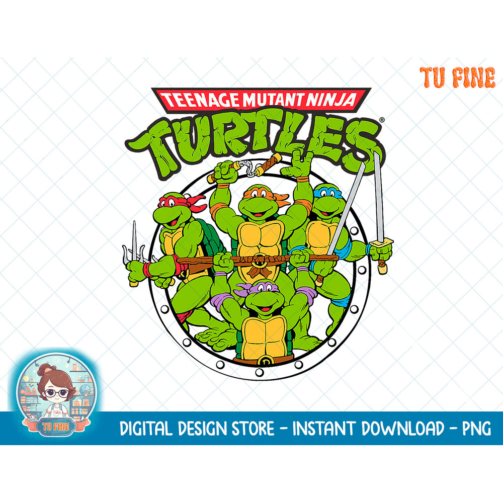Teenage Mutant Ninja Turtles Group Action Stance T-Shirt copy.jpg