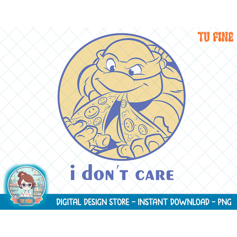 Teenage Mutant Ninja Turtles I Don't Care Retro Tee-Shirt copy.jpg