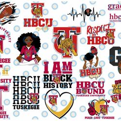 19 files tuskegee university svg, hbcu teams svg, hbcu football svg