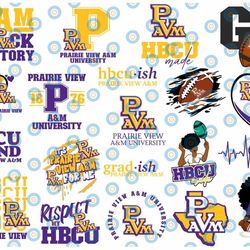 20 files prairie view svg, hbcu teams svg, hbcu football svg
