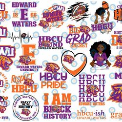 26 files edward waters svg, hbcu teams svg, hbcu football svg, sport bundle svg, clipart