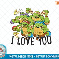 teenage mutant ninja turtles i love you pizza tee-shirt.png