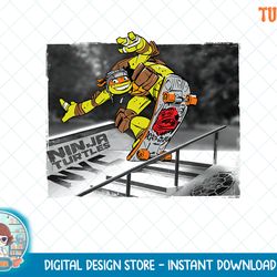 teenage mutant ninja turtles michelangelo shredding t-shirt.png