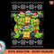 Teenage Mutant Ninja Turtles Retro Snowflake Group Tee-Shirt copy.jpg