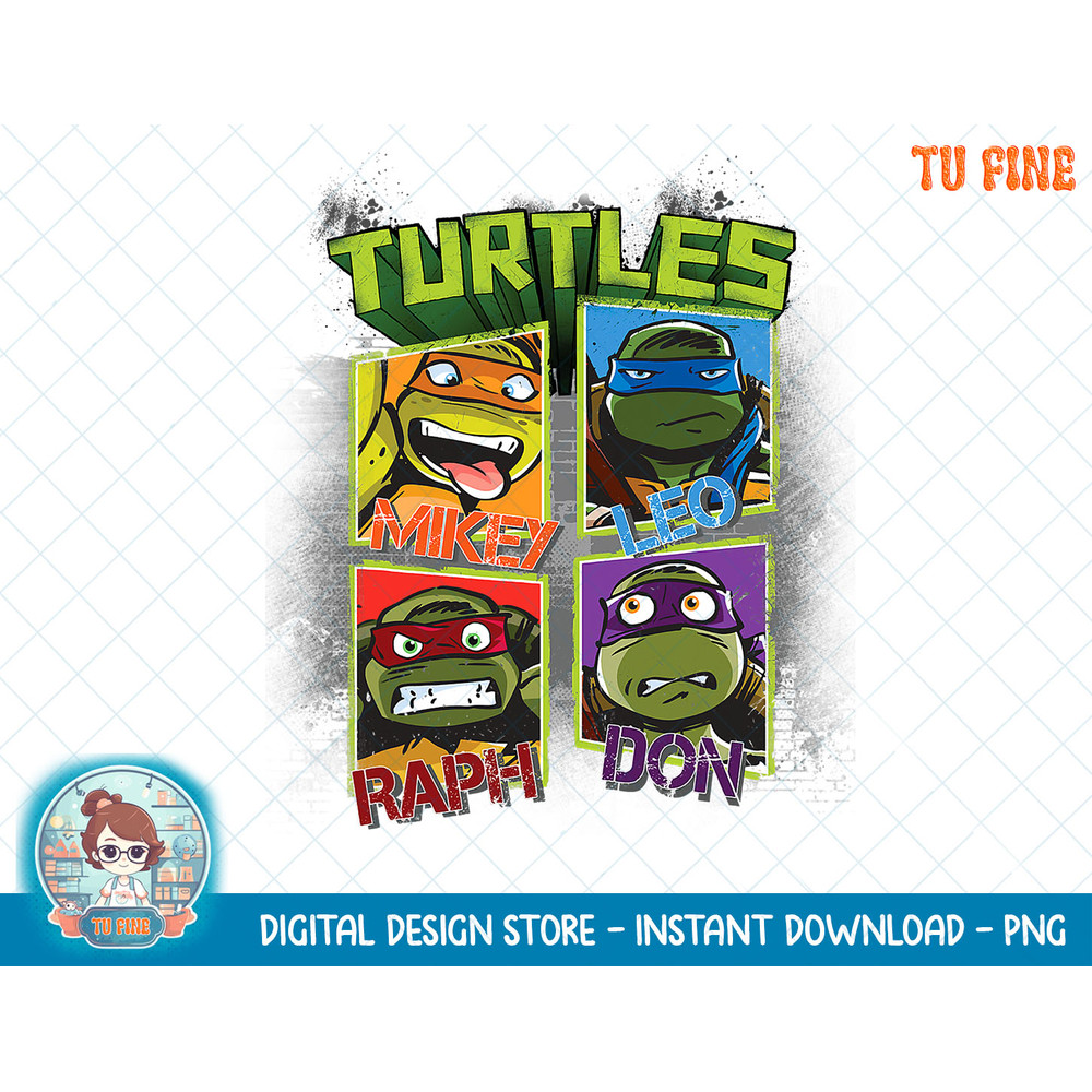 Teenage Mutant Ninja Turtles Shock Faced Characters T-Shirt copy.jpg