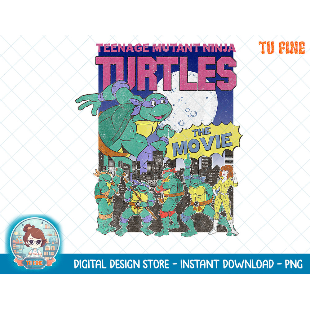 Teenage Mutant Ninja Turtles The Movie Poster Premium T-Shirt copy.jpg