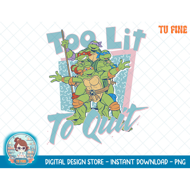 Teenage Mutant Ninja Turtles Too Lit To Quit Sweatshirt copy.jpg