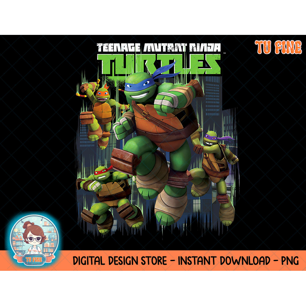 TMNT CGI Turtles Group Shot T-Shirt copy.jpg
