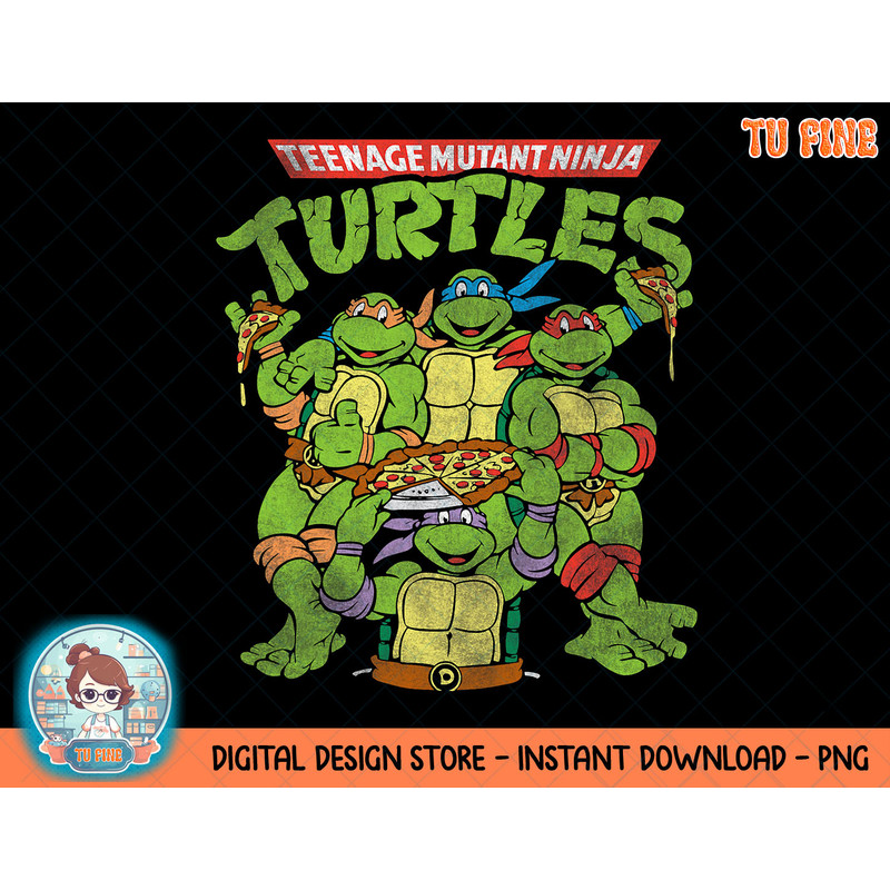 TMNT Distressed Logo With All Characters T-Shirt copy.jpg
