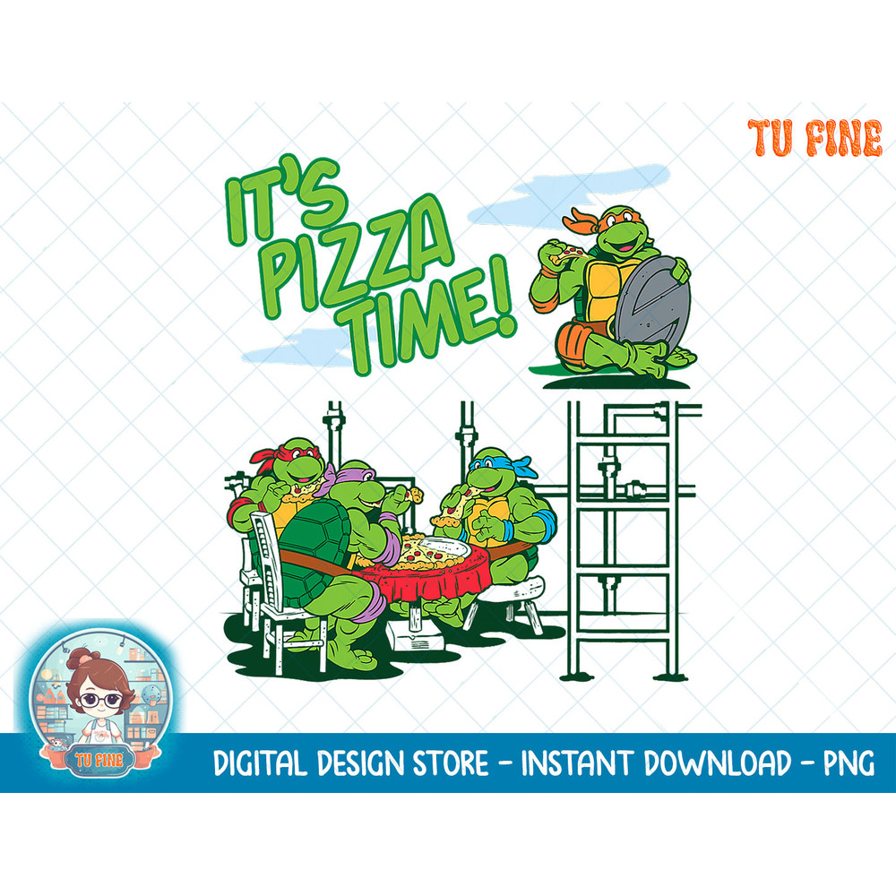 TMNT Its Pizza Time Group Shot T-Shirt copy.jpg