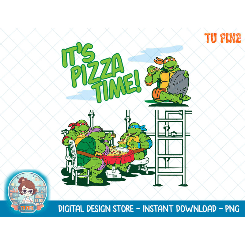 TMNT Its Pizza Time Group Shot T-Shirt copy.jpg