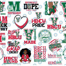 25 files mississippi valley state svg, hbcu teams svg, hbcu football svg, sport bundle svg, clipart